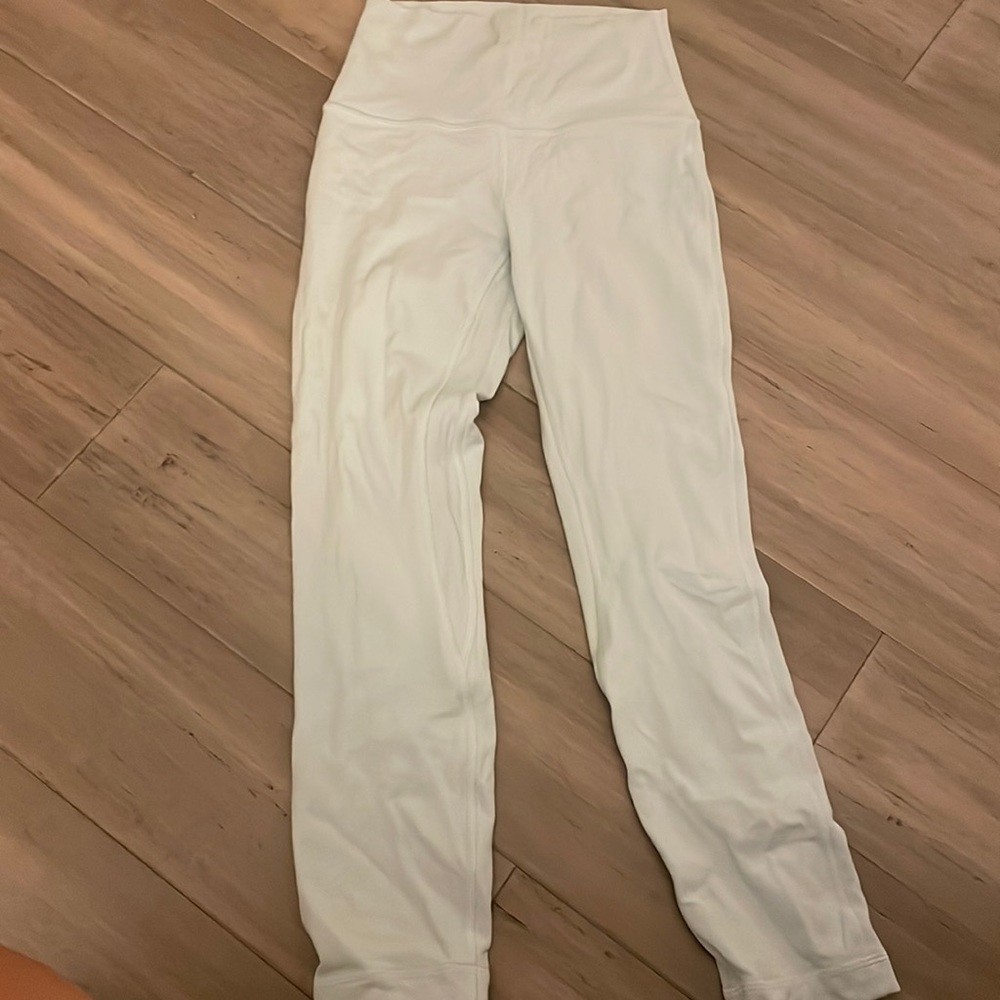 Light blue lulu lemon athletic leggings
